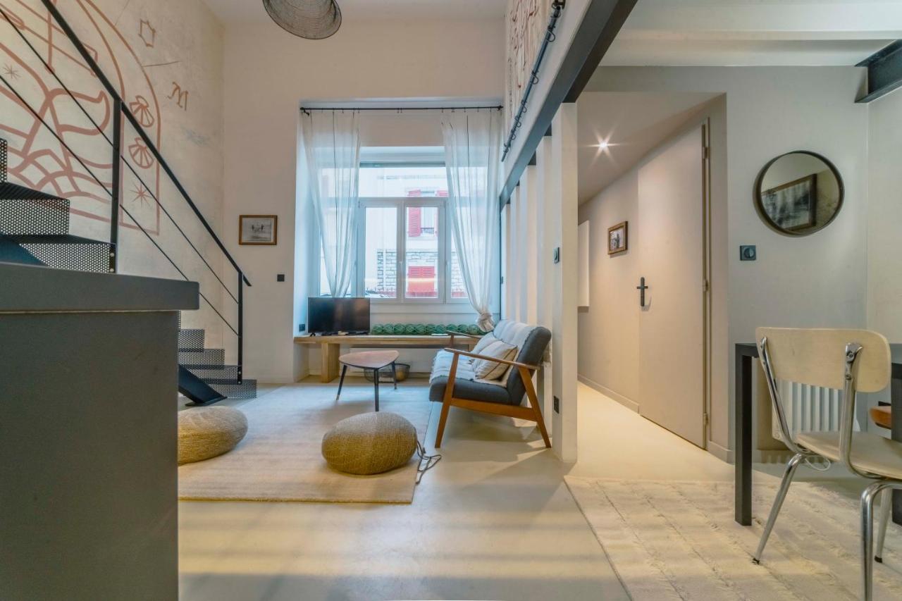 Loft - Centre Ville - Plage - Halles - 3 Ch 2 Sdb Apartment เบียริตซ์ ภายนอก รูปภาพ